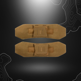 Épaulettes ultralégères Templars' Gear en Cordura 500D pour porte-plaques, offrant confort thermique et répartition de poids