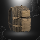 SAC À DOS US ASSAULT LARGE 36L BICOLORE VERT/TAN | MIL-TEC