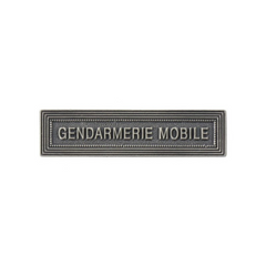 Boîte d'agrafes pour uniforme de gendarmerie