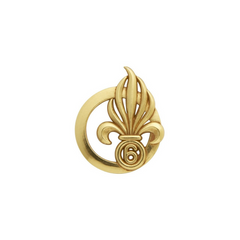Alt tag pour Insigne de Béret Or Légion 6e R.E.G