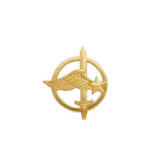 Insigne doré de béret commando de l'air