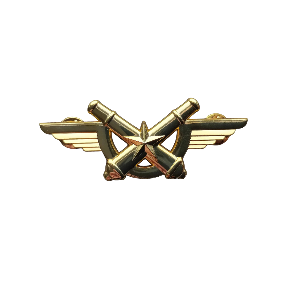 INSIGNE DE BERET 61 RA OR