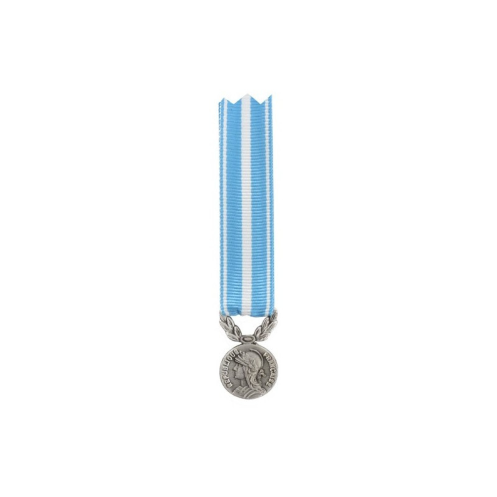 Bronze argenté Médaille Réduction Outre-Mer sans barrette