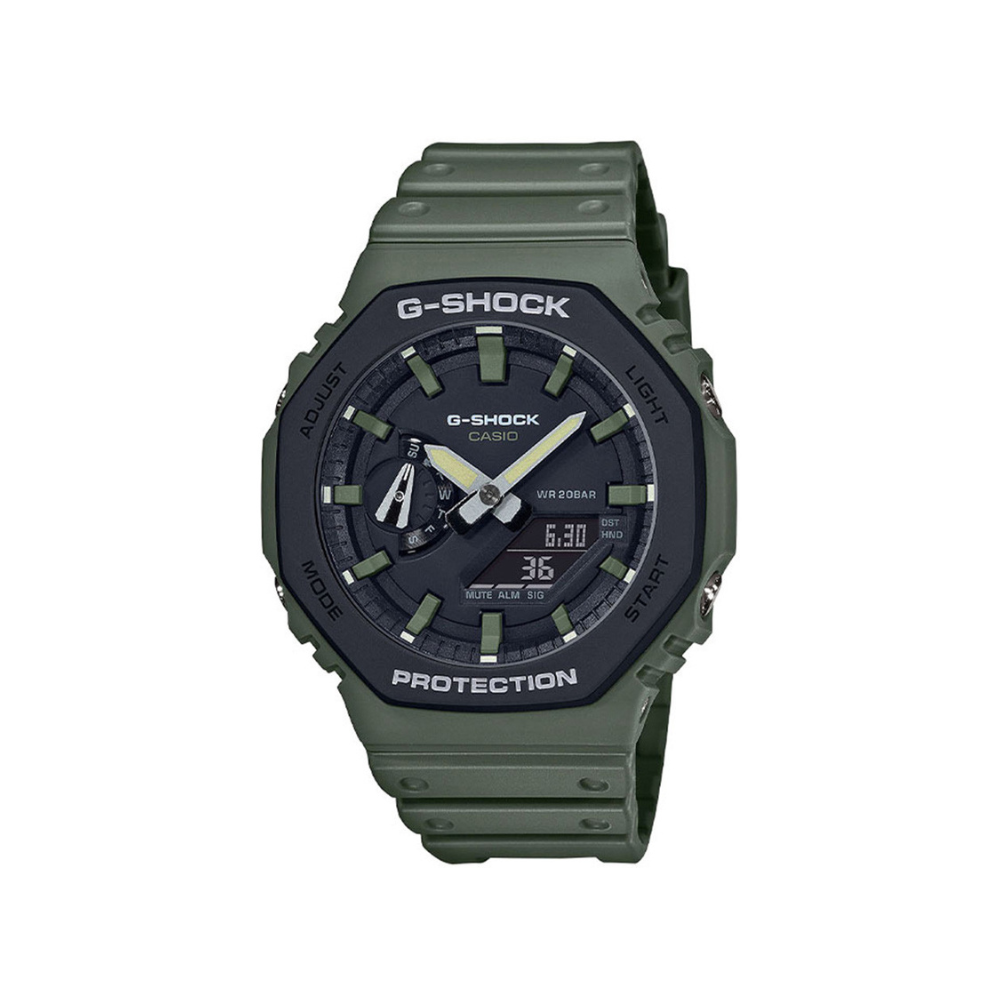 MONTRE G-SHOCK GA-2110SU VERT OLIVE | CASIO