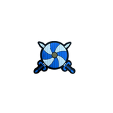 PATCH VIKING SCHILD BLAUW PVC