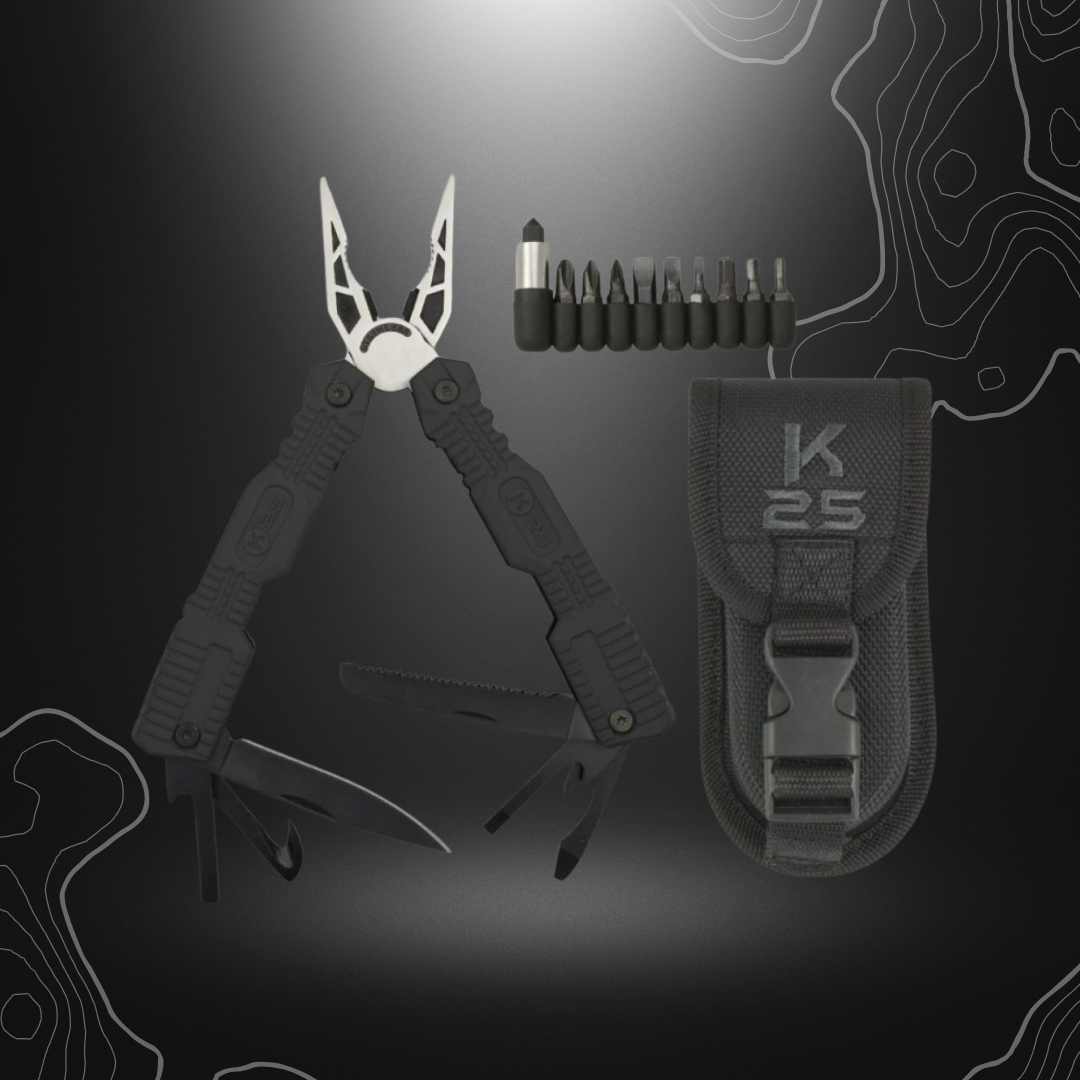 PINCE MULTIFONCTION 19 FONCTIONS NOIR | K25
