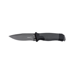 Poignard Böker Plus Outdoorsman 02BO004 avec lame fixe, manche en caoutchouc et acier Sandvik 12C27 résistant à la corrosion