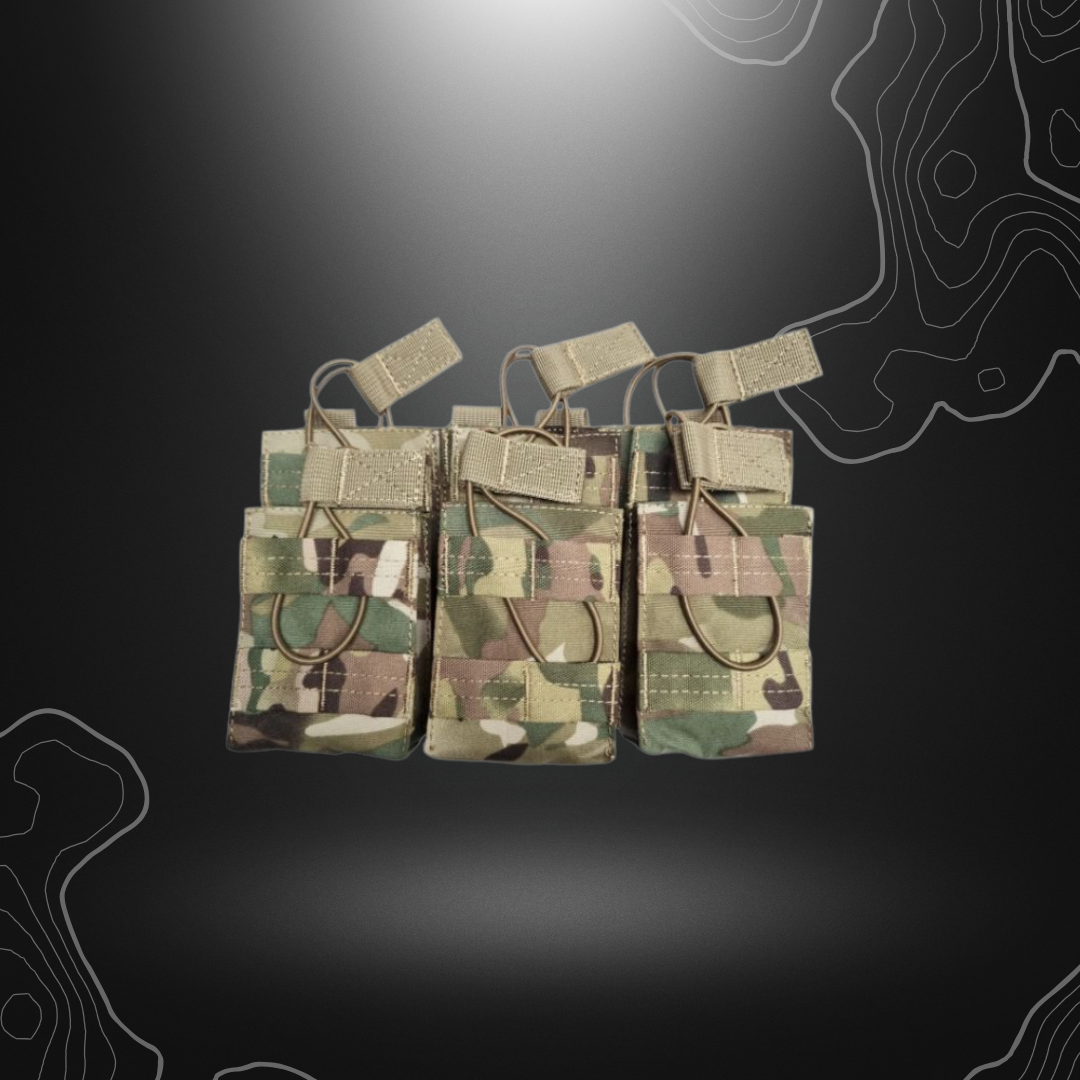 PORTE CHARGEURS TRIPLE 3X3 5.56 UTP | SHADOW