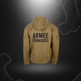 SWEAT " ARMEE FRANCAISE 2.0 " ZIP TAN