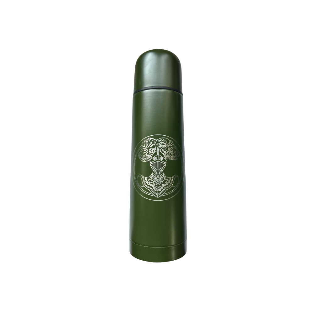 THERMOS 500ML VERT AVEC GRAVURE