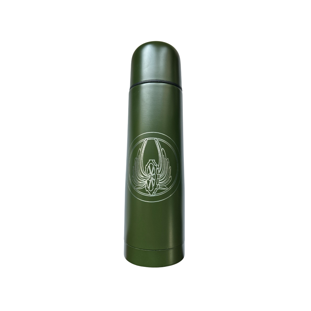 THERMOS 500ML VERT AVEC GRAVURE