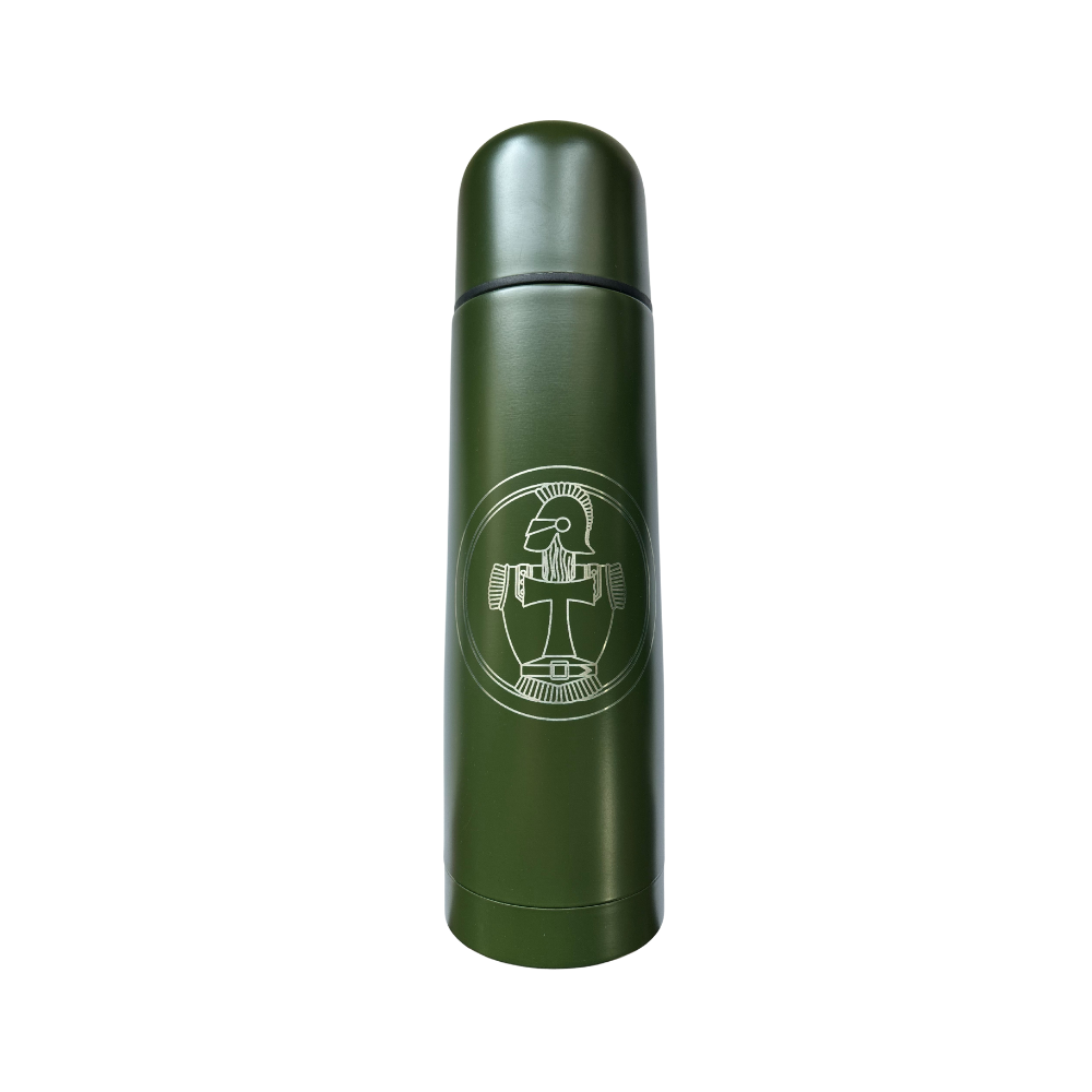 THERMOS 500ML VERT AVEC GRAVURE