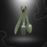 KIT COUVERT 3-PIÈCES US POLYCARBONATE VERT OLIVE | MIL-TEC
