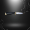 Poignard Morakniv Companion 13166 noir et sable avec manche en gomme et lame en acier inoxydable