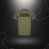 T-SHIRT TROUPES DE MARINE VERT