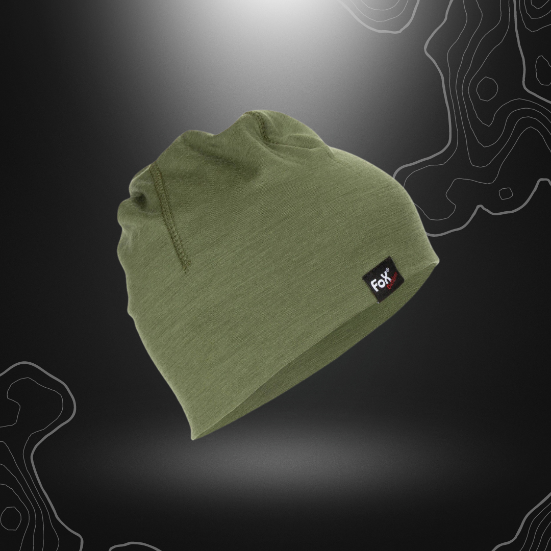 Bonnet Beanie Merino Lite de Fox Outdoor, léger, doux, élastique, respirant, à séchage rapide et monocouche en 100% laine Mérinos