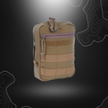 Poche tactique MOLLE TT Tac Pouch 5 Coyote de Tasmanian Tiger en Cordura 700 den, 20x15x5cm, 170 gr avec ouverture zippée et support Velcro