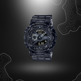 Montre G-Shock GA-110SKE-8AER noir de Casio avec une structure en résine translucide