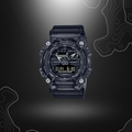 Montre G-Shock GA-900SKE-8AER noire de Casio, modèle ultra-résistant et stylé pour environnements difficiles et mode urbaine, avec lunette à 10 facettes et é