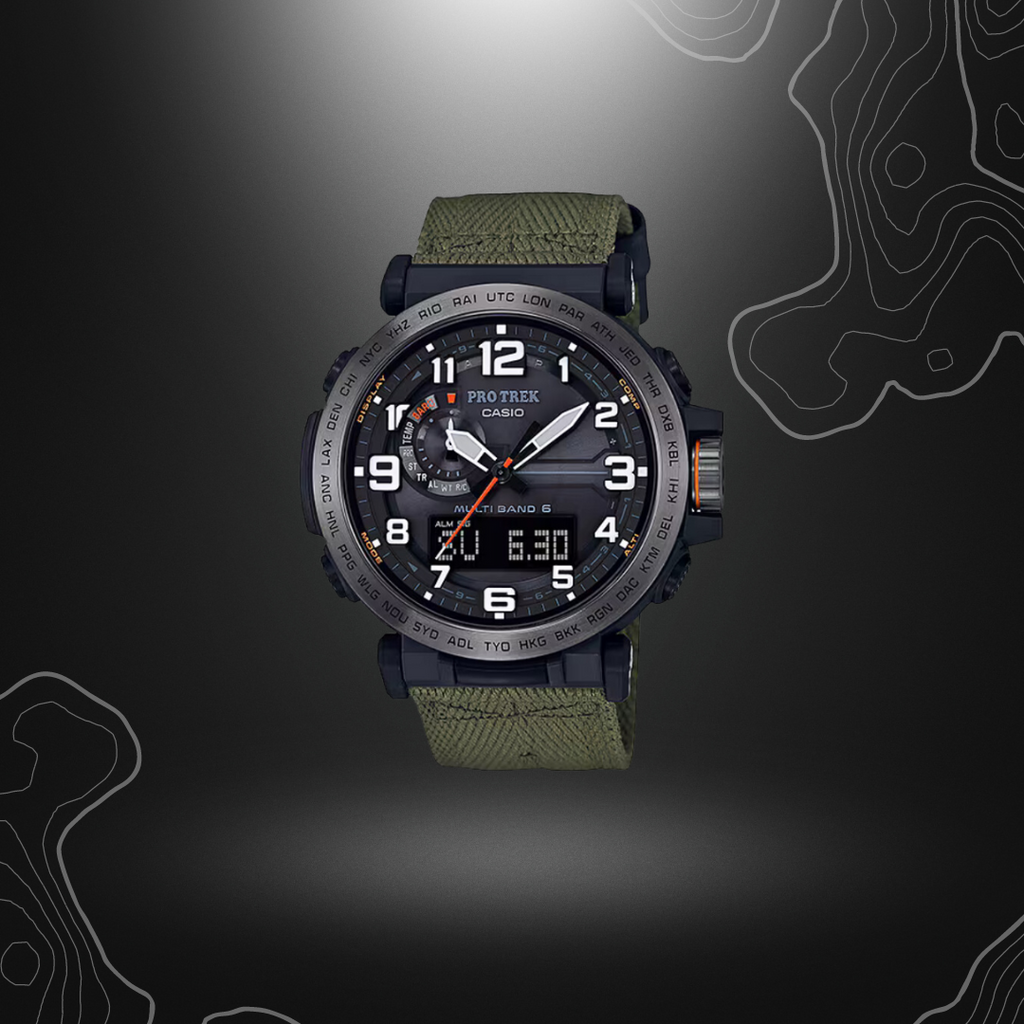 Casio Protrek PRW-6600YB-3ER montre en vert olive