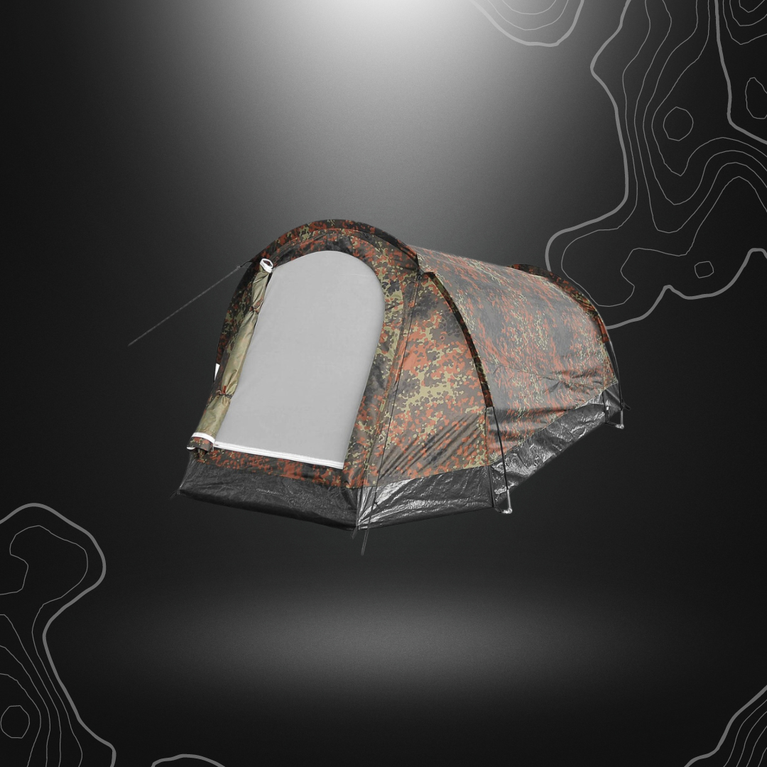 Tente de bivouac pour 1 personne Schwarzenberg MFH - M05 Camo Tente de bivouac pour 1 personne Schwarzenberg MFH - M05 Camo