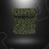 Filet de camouflage anglais 3x3M retardateur de flamme en 100% polyester, standard CPSC 16 CFR PART 1610 par MFH