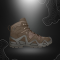 Chaussures Zephyr GTX Mid Mk2 Marron de Lowa, mise à jour pour plus de solidité et performance, dotée d'une semelle isolante, d'une tige résistante et d'une nouvelle semelle