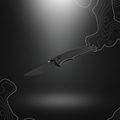 Couteau pliant Böker Magnum Blackjay noir avec lame en acier inoxydable et manche ergonomique en G10
