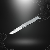 Robuste couteau pliant Boker Plus Atlas SW gen. 2 avec manche en acier inoxydable et lame drop point