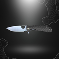 Medium Honey Badger Flipper noir pliant avec manche en FRN et lame en acier 8Cr13MoV