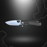 Medium Honey Badger Flipper noir pliant avec manche en FRN et lame en acier 8Cr13MoV