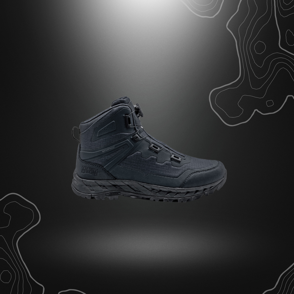 Chaussures noires MAGNUM ULTIMA PRO RC 6.0 WP M-LOC, imperméables et non magnétiques avec semelle Michelin