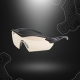 MSA Lunettes de protection balistique photochromique avec un revêtement Sightgard anti-buée et anti-rayure et un écran fumé pour un effet anti-éblouissement