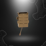 Porte-chargeur double 5.56/AK Speedpouch LC Coyote de Clawgear, équipement en nylon léger et polyvalent pour optimiser les performances de l'opérateur