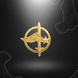 Insigne doré de béret de commando de l'air