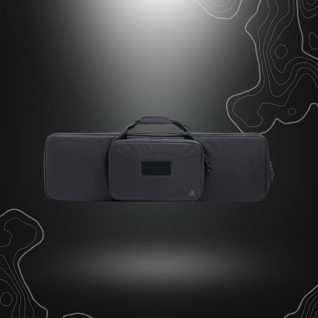 Housse souple AR-10 Delta 100cm noir de A10 Equipment avec inserts velcro pour équipement tactique