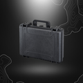 Valise de transport étanche MAX465 H125S en copolymère de polypropylène résistant aux chocs, étanche à l'eau et à la poussière, couleur noire