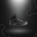 Chaussures de sécurité SÉCU-ONE 6 en noir par A10 Equipment avec semelle extérieure GRIP-URBAN et semelle intérieure ERGO-SOFT pour une adhérence et un