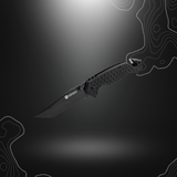 Robuste couteau pliant Böker Plus Dönges Basic Tactical avec lame Tanto en acier inoxydable, manche en aluminium anodisé et équipements d'urgence