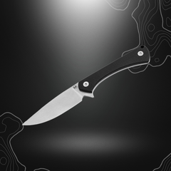 Couteau fixe Boker Magnum Brasa 72mm 02BM0002 en acier 440C avec plaquettes en G10 et étui kydex, poids de 54g