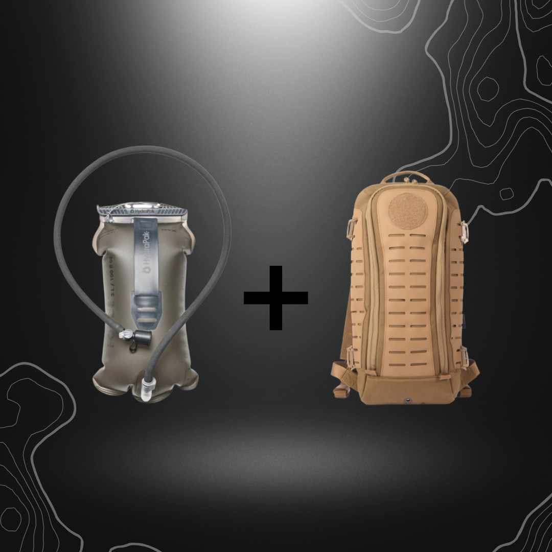 SAC HYDRATATION COYOTE + POCHE HYDRA 3L | RETEX SOLUTION