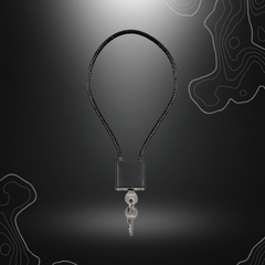 Alt tag: Cadenas MFH de 36 cm avec 2 clés, utilisable comme serrure d'armes, pour sécuriser des casques de protection, sacs à dos et autres équipements
