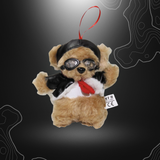 OURS PILOTE AVEC LUNETTES AVIATEUR 14CM | MFH