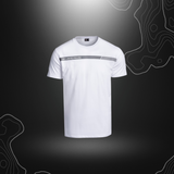 Alt tag pour un t-shirt blanc SÉCU-ONE Sécurité Privée de A10 Equipment, conçu pour les professionnels de la sécurité, avec marquage rétro-réfléchissant et compatibilité vel