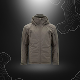 Veste militaire MIG 4.0 en vert olive de la marque Carinthia, résistante et confortable avec isolation G-Loft et matière coupe-vent et hydrofuge
