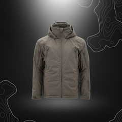 Veste militaire MIG 4.0 en vert olive de la marque Carinthia, résistante et confortable avec isolation G-Loft et matière coupe-vent et hydrofuge