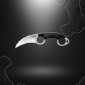 Couteau de cou Karambit Double Agent I Cold Steel avec poignée à double anneau et lame en acier AUS-8