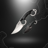 Couteau de cou Cold Steel Double Agent II avec lame en acier AUS8 de 76mm, manche ergonomique en Griv-Ex et étui Secure-Ex pour un transport sûr.