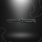 Poignard de survie Gerber StrongArm avec tranchant mixte et étui multi-monture MOLLE noir