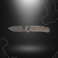 Couteau pliant Gerber Scout Micarta Brown avec lame en acier et manche marron texturé pour les aventures en plein air